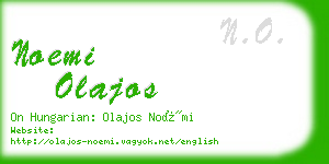 noemi olajos business card